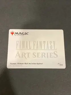 Yiazmat, Ultimate Mark - Art Series Gold Stamped - 7/53 - Final Fantasy MTG - Image 2