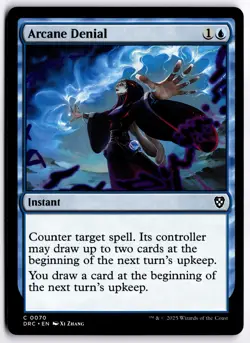 Arcane Denial NM DRC Commander: Aetherdrift MTG - Image 1