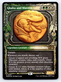 Ghalta and Mavren FOIL Showcase - March of the Machine - MTG - Image 1