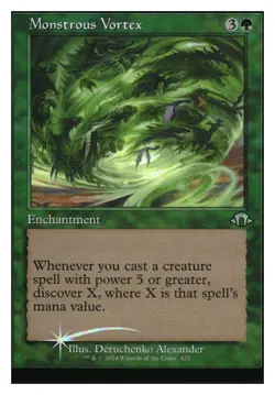 Monstrous Vortex (retro frame foil) Modern Horizons 3 MTG - NM+ MYTHIC RELICS - Image 1