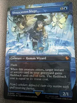 Snapcaster Mage - Foil (Borderless) (Chocobo Track Foil) Final Fantasy - Mtg - Image 1