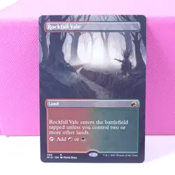 1x Rockfall Vale, Borderless Art, Magic the Gathering MTG NM - Image 1