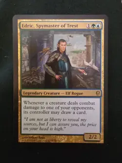 Magic The Gathering, Edric, Spymaster of Trest, Conspiracy, Regular - Image 1
