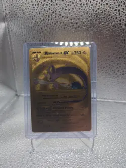 2023 POKEMON MEWTWO X EX GOLD CARD - Image 1