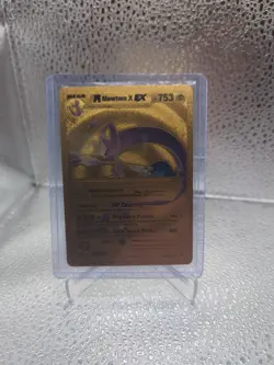 2023 POKEMON MEWTWO X EX GOLD CARD - Image 2