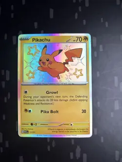 2024 Pokemon Pikachu Scarlet & Violet Paldean Fates Shiny Rare #131/091 (NM) - Image 1