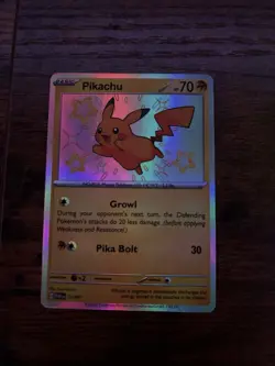 2024 Pokemon Pikachu Scarlet & Violet Paldean Fates Shiny Rare #131/091 (NM) - Image 2