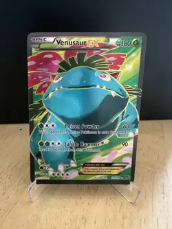 Pokemon TCG Venusaur EX 141/146 XY Base Set Ultra Rare Full Art Holo Card - Image 1