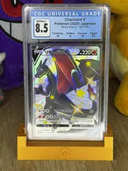 Pokemon Charizard V SSR Shiny Star V CGC 8.5 Graded - Image 1