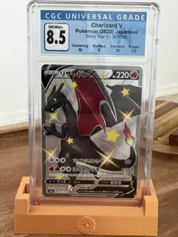 Pokemon Charizard V SSR Shiny Star V CGC 8.5 Graded - Image 2