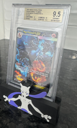 2025 POKEMON PHANTASMAL FLAMES #125 MEGA CHARIZARD X EX S - BECKETT GEM MINT 9.5 - Image 2