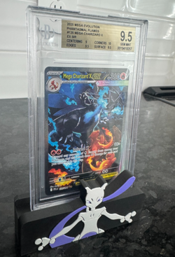 2025 POKEMON PHANTASMAL FLAMES #125 MEGA CHARIZARD X EX S - BECKETT GEM MINT 9.5 - Image 4