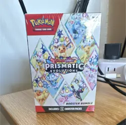 Pokemon Prismatic Evolutions Booster Bundle Box Sealed 2025 Eevee English - Image 1