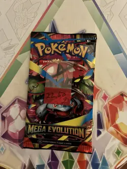 (HEAVY) 22.50g Pokemon TCG Mega Evolution Booster Pack (SEALED)✅ - Image 2
