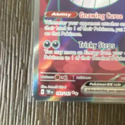 Pokemon Gengar ex 193/162 SV05 Temporal Forces Ultra Rare Full Art Holo Card - Image 5