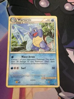 Pokemon TCG Wartortle Unleashed Card 42/95 Regular Uncommon - Image 1