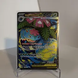 Mega Venusaur EX Ultra Rare Holo 155/132 Me01: Mega Evolution 380HP Pokemon TCG - Image 1