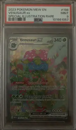 Pokemon TCG Venusaur EX 198/165 Scarlet & Violet 151 Psa 9 - Image 1