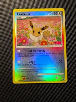 Pokemon TCG Eevee & Glaceon Platinum Burger King Promos 2009 - Image 2