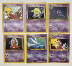 Vintage Pokemon WOTC Lot (12) Base/Fossil/Rocket – Articuno, Haunter, Jynx NM/LP - Image 1