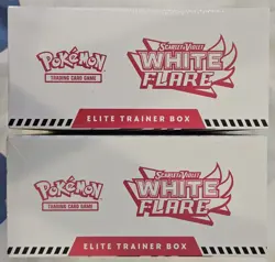Pokemon Scarlett & Violet White Flare 2x ETB Lot - Image 5