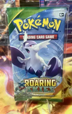 2015 Pokemon XY: Roaring Skies Booster Pack Mega Latios Art Sealed Never Weighed - Image 1