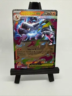 Mega Charizard X ex 013/094 Double Rare Phantasmal Flames - Pokemon Near Mint NM - Image 1