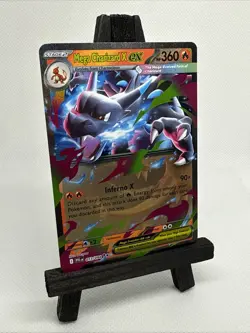 Mega Charizard X ex 013/094 Double Rare Phantasmal Flames - Pokemon Near Mint NM - Image 4