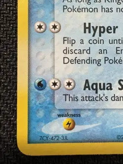 Pokemon TCG Kingdra EX Team Rocket Returns 12/109 Holo Rare 2004 LP Excellent - Image 5