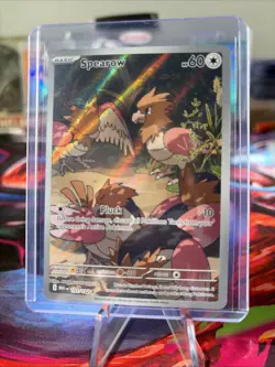 Pokemon TCG Spearow 151/132 Me01 Mega Evolution Illustration Rare Holo NM - Image 1