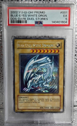 Blue-Eyes White Dragon Dark Duel Stories Promo DDS-001 - PSA 5 Pop. 94 - English - Image 2