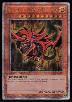 Slifer the Sky Dragon (Quarter Century Secret Rare) LC01-EN002 Yu-Gi-Oh - Image 1