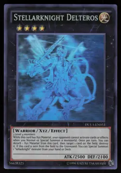 Stellarknight Delteros (Ghost Rare) DUEA-EN053 Ghost Rare Unlimited Yu-Gi-Oh - Image 1
