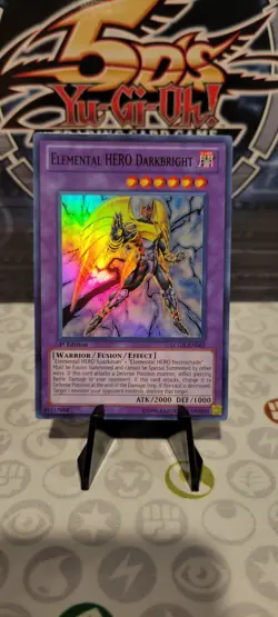 Yu-Gi-Oh! Elemental HERO Darkbright LCGX-EN063 1st Edition Super Rare NM - Image 1