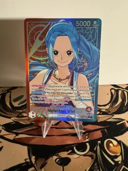 One Piece EB03 English Alt Art Leader Nefeltari Vivi EB03-001 - Image 1