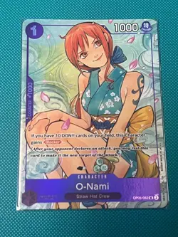One Piece O-Nami (Illustration Box Vol.1) One Piece Promotion Cards NM 2 - Image 1