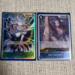 One Piece -The Azure Seas Seven-#EBO4-13 & 27 - Carrot & Boa - Super Rare & Rare - Image 1