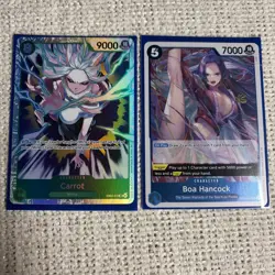 One Piece -The Azure Seas Seven-#EBO4-13 & 27 - Carrot & Boa - Super Rare & Rare - Image 2