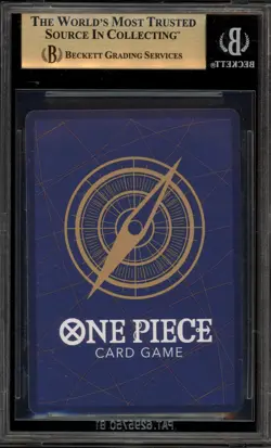 One Piece CCG Dracule Mihawk Azure Sea's Seven OP12-030 BGS 10 Pristine - Image 2
