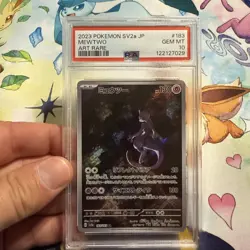 PSA 10 Gem Mint Mewtwo 183/165 AR Art Rare 151 sv2a Japanese Pokemon Card - Image 1