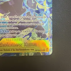 One Piece TCG Bartholomew Kuma SEC Alt Art OP12-1 - Image 4