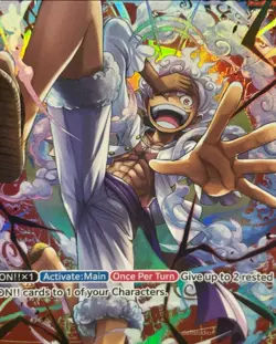 Monkey.D.Luffy ST21-001 L Starter Deck EX: Gear 5 One Piece TCG NM Foil - Image 2