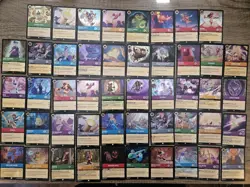 Disney Lorcana First Chapter Cold Foil 48 Card Lot🔥 - Image 1