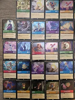 Disney Lorcana First Chapter Cold Foil 48 Card Lot🔥 - Image 2