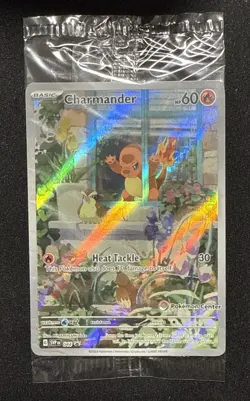 Charmander SVP 044 Pokemon Center Stamped ETB Obsidian Flames Promo Card Sealed - Image 1