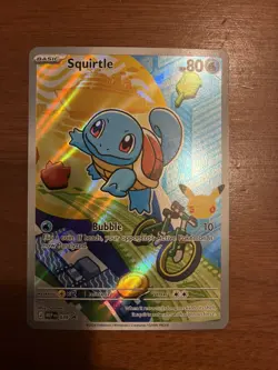 Pokemon Squirtle MEP Promo Holo 039 Basic 80 HP Nintendo TCG Card - Image 1