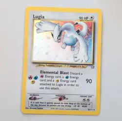 Lugia Neo Genesis 9/111 Holo Rare Pokemon TCG Card 90 HP Nintendo English - Image 1