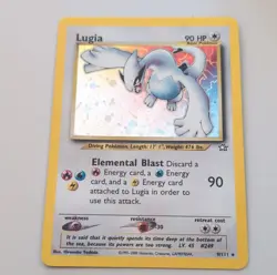Lugia Neo Genesis 9/111 Holo Rare Pokemon TCG Card 90 HP Nintendo English - Image 2