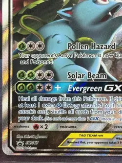 Celebi & Venusaur GX SM167 – MISCUT Card - Image 4