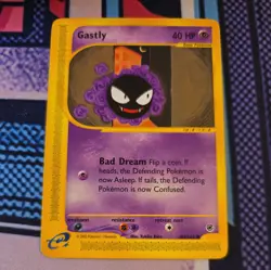 Gastly 109/165 Common Expedition Base Set Pokemon Card 2002 WOTC E Reader - Image 1